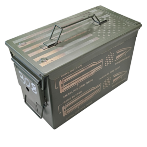 Bravo 9mm ammo can storage kit with modular inserts 9mm ammo storage system with engraved mod boxes and 30cal metal can Ammo Canz Bravo 9mm Packout Kit for organized range gear